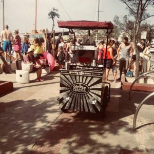 Coffee Circus specialty coffee bike at outdoor location