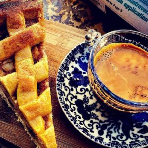 Coffee and pastries at Coffee Circus cafe